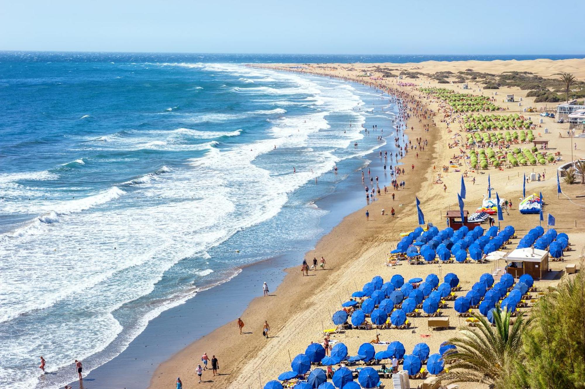 Sunny Apartment Near The Beach Playa del Ingles  Bagian luar foto